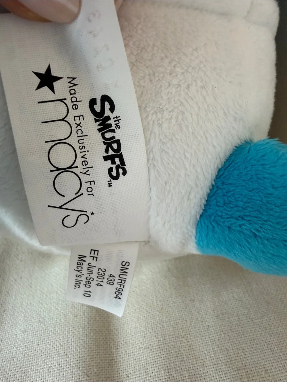 Macy's 2010 Holiday Plush Smurf